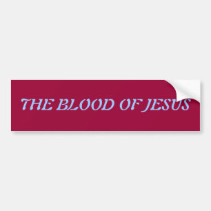 Bloed van Jezus Bumpersticker