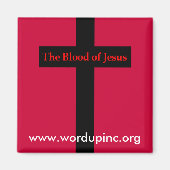 Bloed van Jezus Magneet (Voorkant)