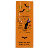 Bloed van mijn vijanden, JK wijn, zwarte kat Wijn Cadeautas (Voorkant)