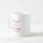 Bloed van mijn vijanden koffiemok (Voorkant links)