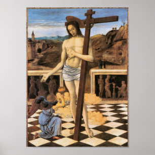 Bloed van Redeemer Bellini Jesus Angel Poster