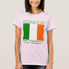 Bloed van Stamhoofden Stroomt Soms Door Aderen Whi T-shirt