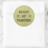 Bloed van vampier  Halloween Potion Label (Tas)