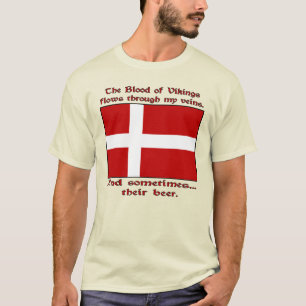 Bloed van Vikingen stroomt soms bier door aderen T-shirt