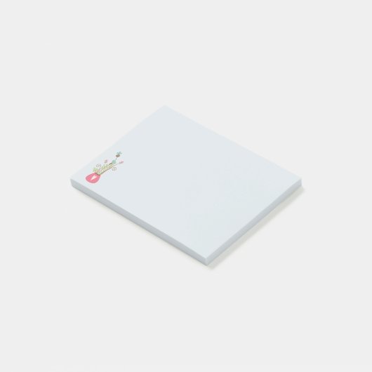 Bloed Vase-Notitieblok Post-it® Notes (Schuin)