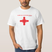Bloed voor de bloedschijf. t-shirt (Voorkant)