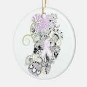 Bloed-weg-borstkanker Keramisch Ornament (Links)