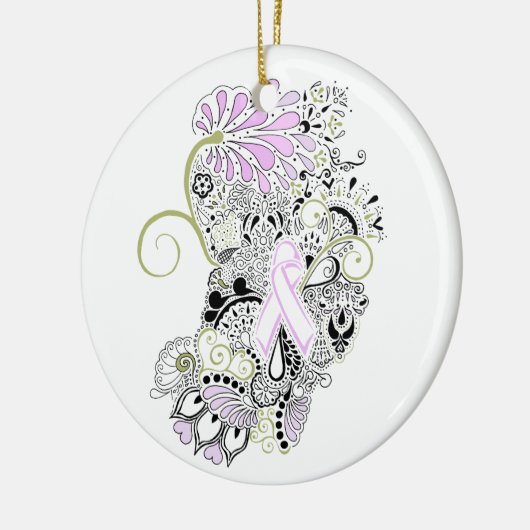 Bloed-weg-borstkanker Keramisch Ornament (Links)