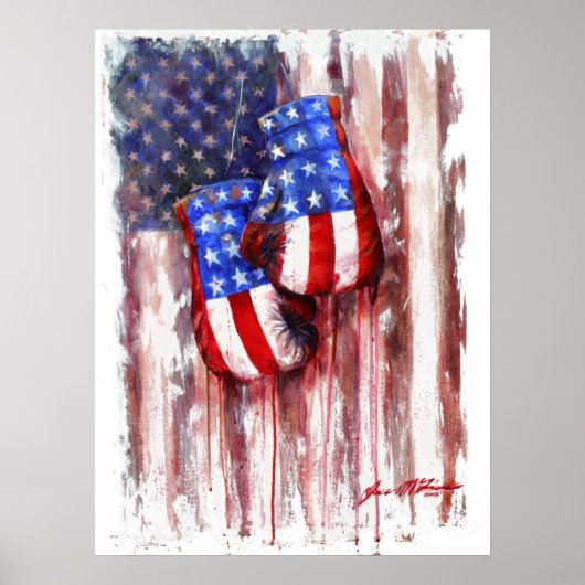 Bloed, wit en blauw (American Boxing Tradition) Poster (Voorkant)