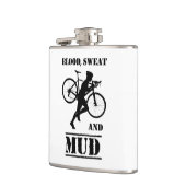 Bloed zweet en modder cyclocross heupfles (Links)