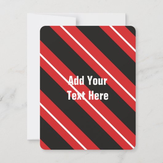 Bloed, zweet & geen angst Lacrosse uitnodigingen (Achterkant)