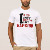 Bloed zweet HAPKIDO 1.1 T-shirt (Voorkant)
