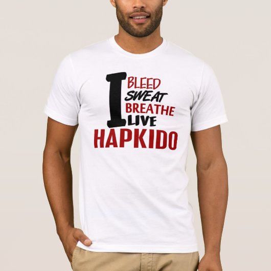 Bloed zweet HAPKIDO 1.1 T-shirt (Voorkant)