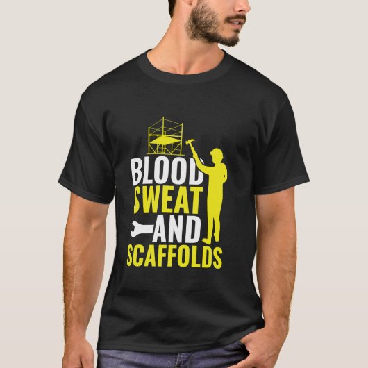 Bloed Zweet & Steigers - Steigerbouw Steigerbouwer T-shirt (Voorkant)