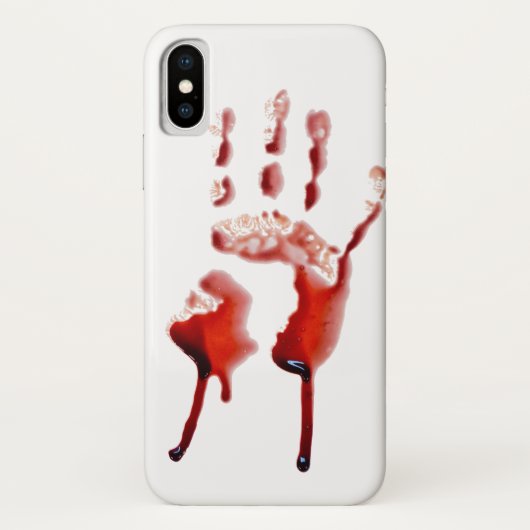Bloedafdruk Case-Mate iPhone Case (Achterkant)