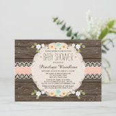 BLOEDBABY SHOWER INVITATIONS KAART (Staand voorkant)