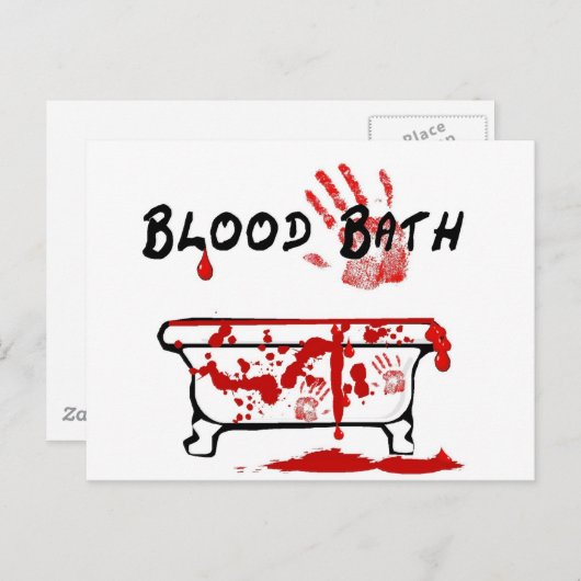 Bloedbad Briefkaart (Voorkant / Achterkant)