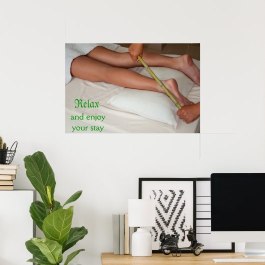 bloedbad in bamboe poster (Thuiskantoor)