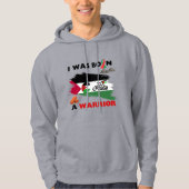 Bloedbad in Palestina en Gaza, de oorlogsvlag van  Hoodie (Voorkant)