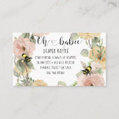 Bloedbad Oh Babee Bumblebee Diaper Raffle Visitekaartje (Voorkant)