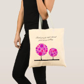 Bloedbad Paarse bruiloft Tote Bag (Voorkant (product))