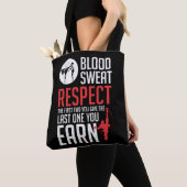 Bloedbad Respect hapkido taekwondo karate judo Tote Bag (Dichtbij)