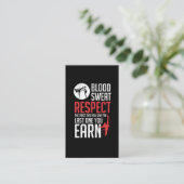 Bloedbad Respect hapkido taekwondo karate judo Visitekaartje (Staand voorkant)
