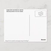 Bloedbad van Conococheague Briefkaart (Achterkant)