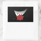 bloedbad van Machete Rechthoekige Sticker (Tas)