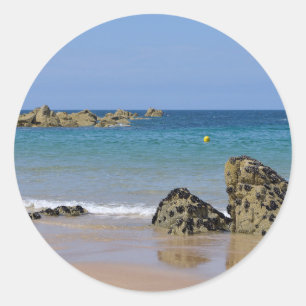 Bloedbad van Plévenon in Frankrijk Ronde Sticker