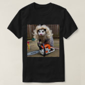Bloedbad van Possum Chainsaw met Marsupial Monro T-shirt (Design voorkant)