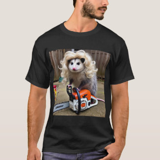 Bloedbad van Possum Chainsaw met Marsupial Monro T-shirt
