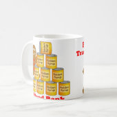 Bloedbank en bloedtransfusie koffiemok (Voorkant links)