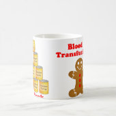 Bloedbank en bloedtransfusie koffiemok (Center)