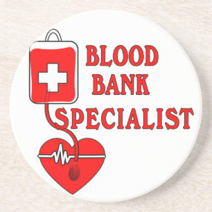BLOEDBANK SPECIALIST ZANDSTEEN ONDERZETTER