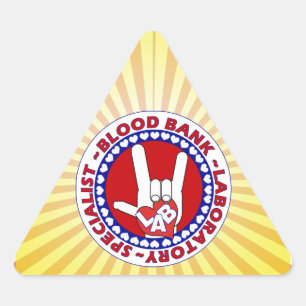 BLOEDBANK SPECIALISTISCHE LABORATORIUMTECH LOT STICKER