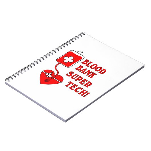 BLOEDBANK SUPER TECH NOTITIEBOEK (Linkerzijde)