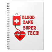 BLOEDBANK SUPER TECH NOTITIEBOEK (Voorkant)