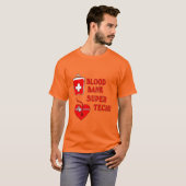 BLOEDBANK SUPER TECH T-SHIRT (Voorkant volledig)