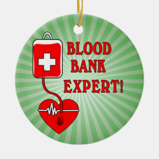 BLOEDBANKDESKUNDIGE KERAMISCH ORNAMENT