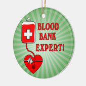 BLOEDBANKDESKUNDIGE KERAMISCH ORNAMENT (Links)