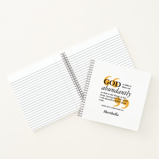 BLOEDBEELD 2 OF 9 8 Positieve bevestiging Notitieboek (Binnen)