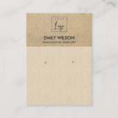 BLOEDBEELDSCHERM VAN DE RUSTISCHE LOGO VISITEKAARTJE (Voorkant)