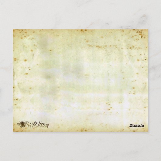 Bloedbijenkast Briefkaart (Achterkant)