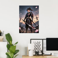 Bloedblaadjes - Het zwarte samoerai Poster