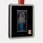 Bloedblaasjes in onze melk metalen ornament (Rechts)