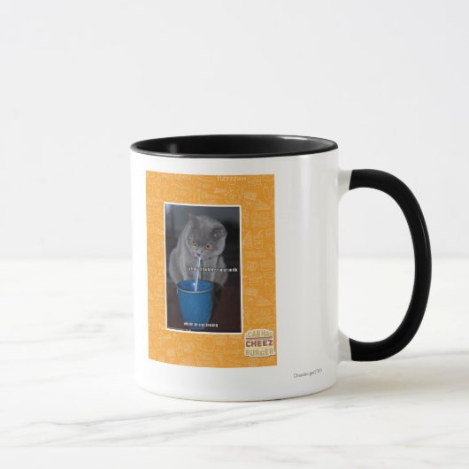 Bloedblaasjes in onze melk mok (Rechts)