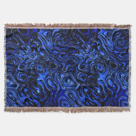 Bloedblauw watervuur deken (Voorkant)