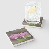 Bloedbloeding Hartflesal Stenen Onderzetter (Zijkant)