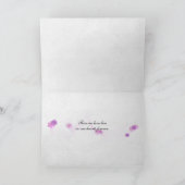 Bloedbloeding Heart bloesems op zwart water Kaart (Binnen)